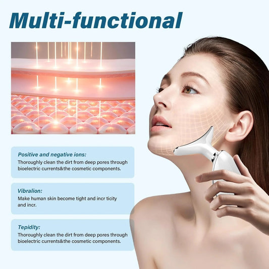 Elite Face & Neck Lifting Massager – ES-1081 Intense Pulsed Light Therapy for Wrinkle Reduction & Anti-Ageing – Free Delivery