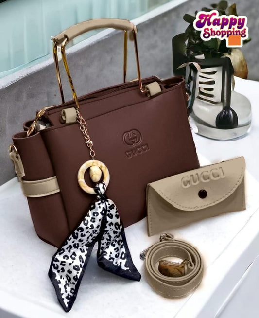 Ladies Handbag with Matching Small Pouch – Elegant Design & Premium Quality – Free Delivery