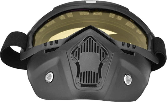 Premium Full Face Shield & Goggles – Tactical Windproof Mask for Snowboarding & Motorcycling – Free Delivery