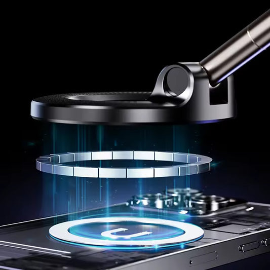 Universal 360° Magnetic Car Phone Holder – Ultra-Strong Suction Base & Secure Grip – Free Delivery