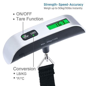 Electronic Luggage Scale – Portable & Accurate for Travel– Free Delivery