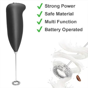 Handheld Milk Frother Whisk – Quick & Easy Frothing for Coffee & Milk– Free Delivery