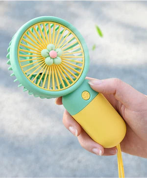 Compact Personal Handheld Fan – Lightweight & Rechargeable– Free Delivery