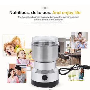 Stainless Steel Electric Grinder – Fast & Efficient Grinding for Home Use– Free Delivery